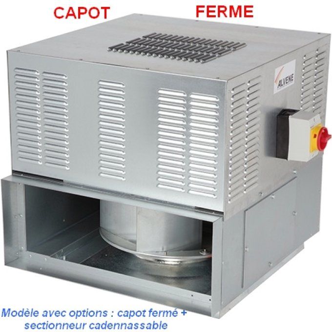 Capot moteur fermé