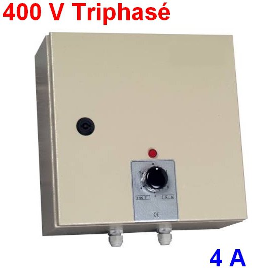 Auto-transformateur pour moteur de hotte, 400 V Triphasé / 4 A