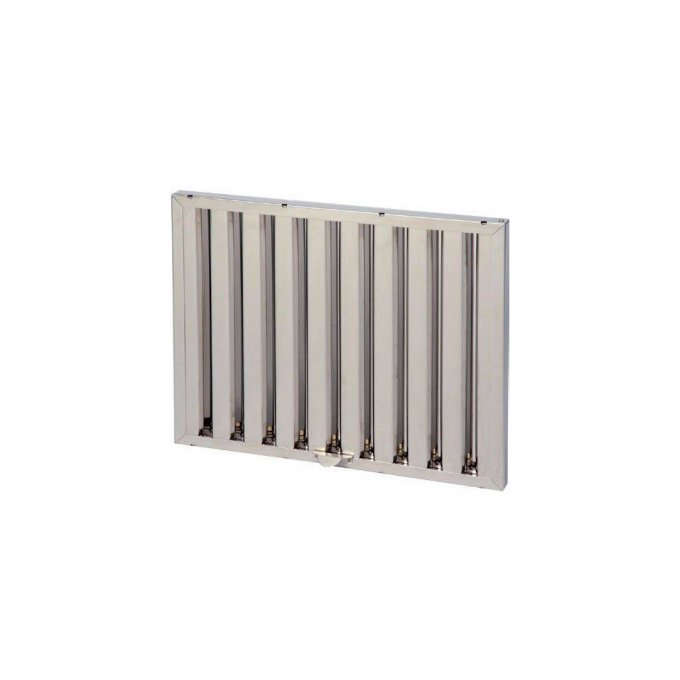 Hotte plate professionnelle statique lg. 3000 mm