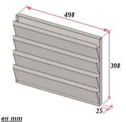 dimensions filtre condensation pour hotte pro